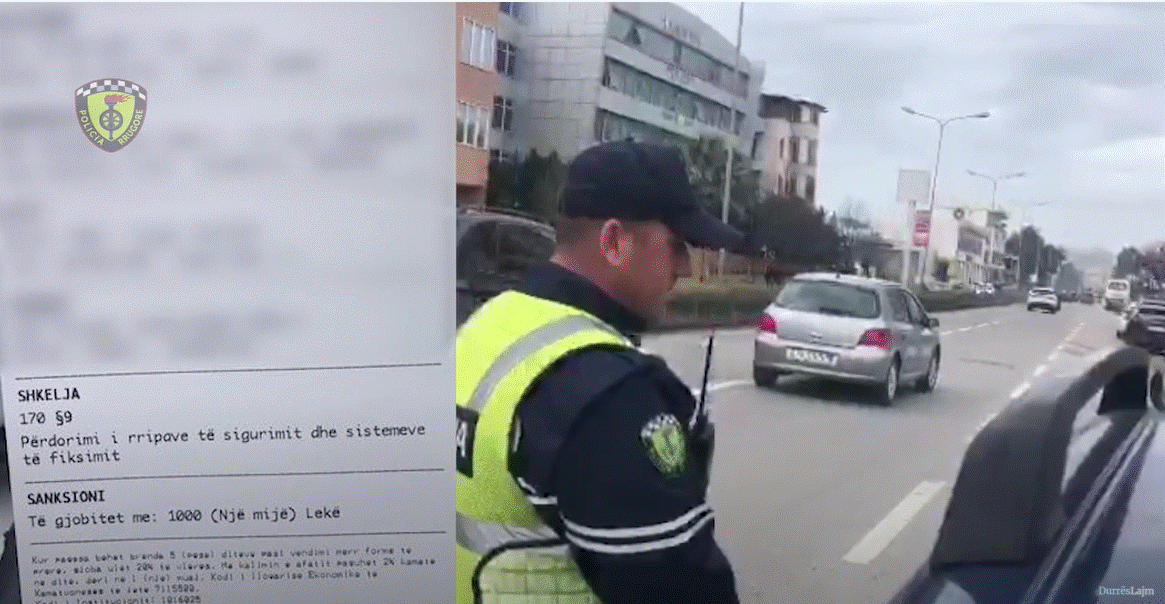 Policia Rrugore e Durrësit kontrolle të dedikuara gjatë javës, në pranga 6 shoferë, pezullohen 9 patenta (VIDEO)