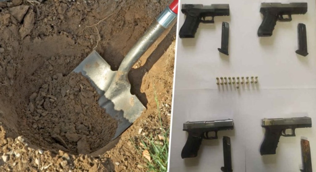 Kishte groposur pistoletat në tokë, shqiptari kapet duke gërmuar “malin”