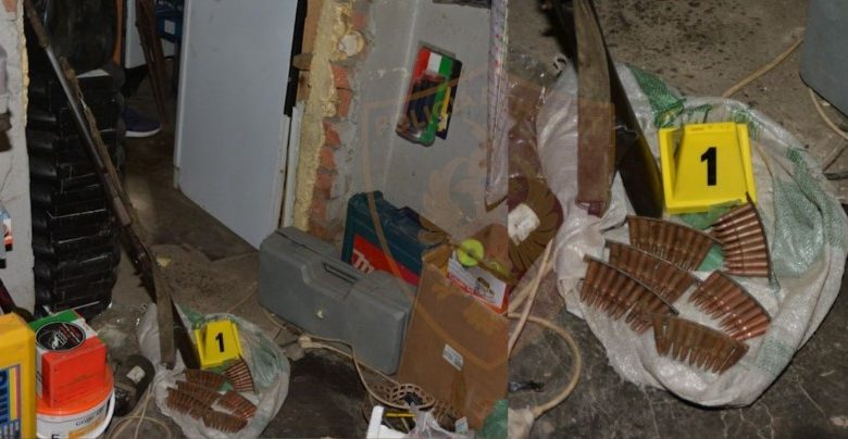 Sekuestrohet një pushkë dhe një sasi municioni luftarak, arrestohet pronari i servisit