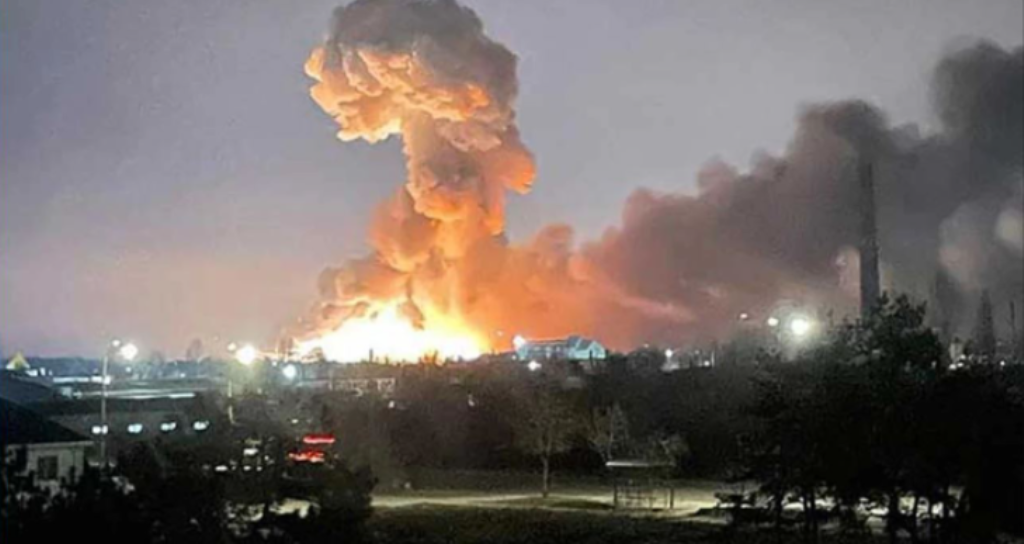 2 shpërthime të fuqishme në Kiev, qyteti mbulohet nga re gjigande tymi