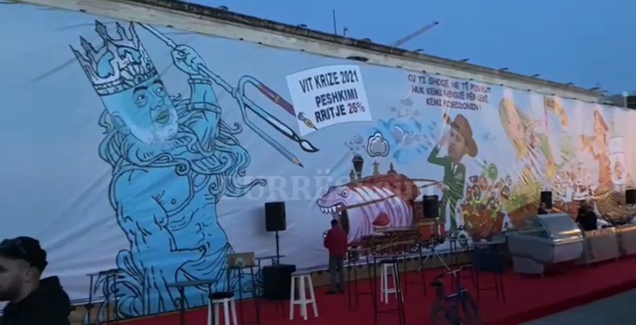 Pasi e quajtën Zeus, Ramën e portretizojnë si Poseidoni! Pse u zhduk posteri gjigand?(VIDEO)