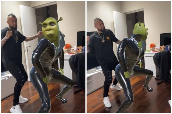 Mesfushori i Interit vazhdon festën pas fitores, bën një kërcim sensual me… Shrekun