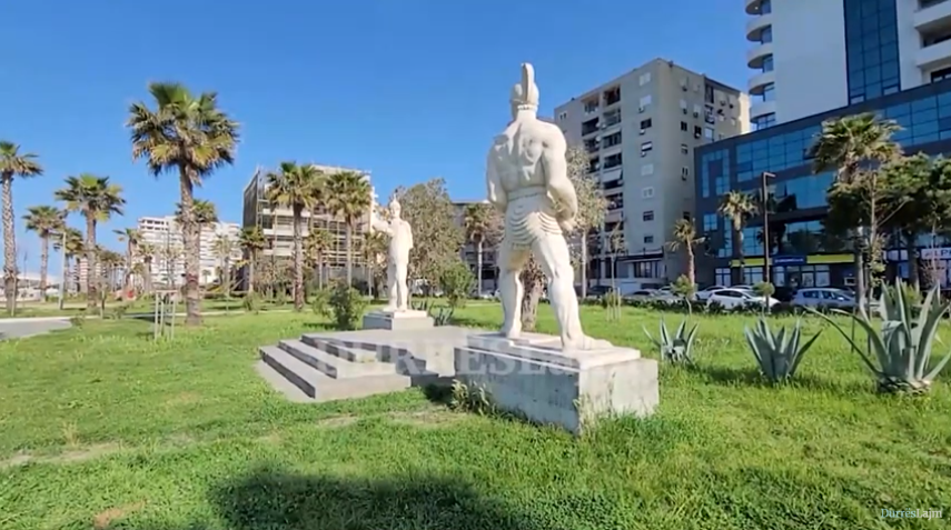 Keqtrajtimi i skulpturave të parkut në Durrës, Balani: Riparimi i tyre, domosdoshmëri (FOTO &#038; VIDEO)