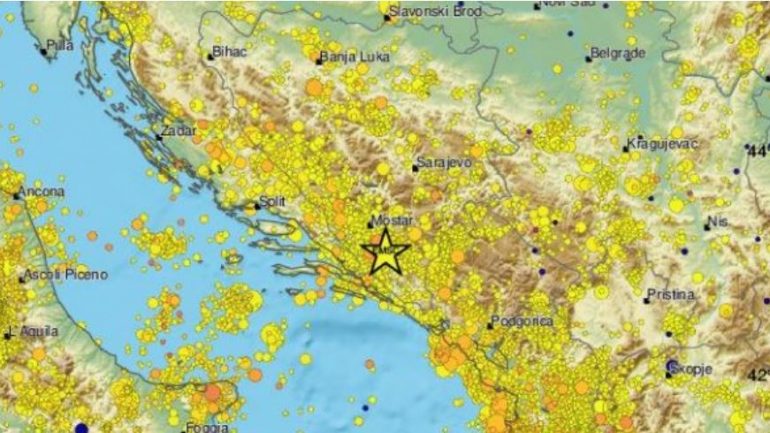 Bosnje-Hercegovina nuk gjen qetësi, regjistrohen sërish lëkundje tërmeti