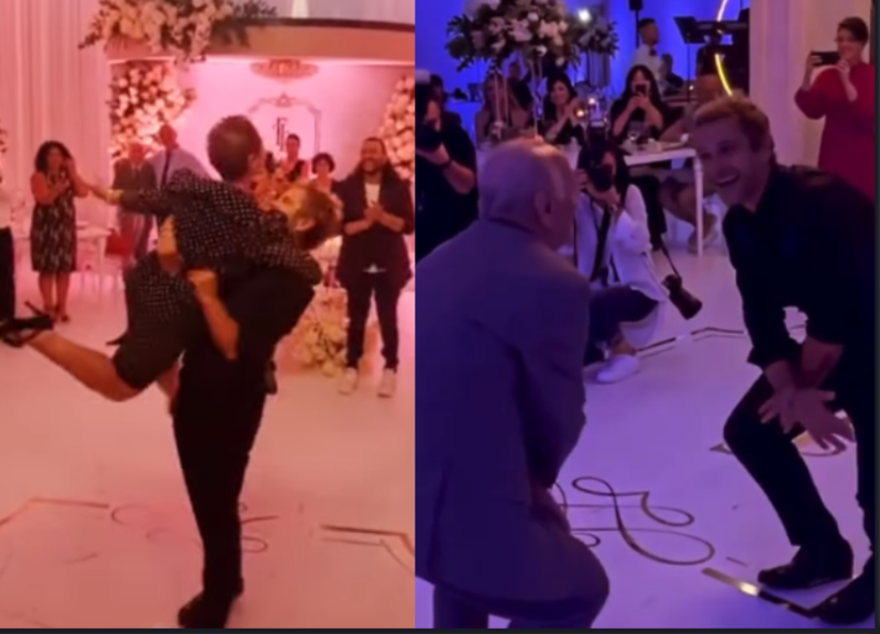 Videot që po &#8220;thyejnë&#8221; rrjetin/ Prindërit e Ilir Shaqirit &#8220;e djegin&#8221; fare në dasmën e të birit, kërcimi i të atit është epik
