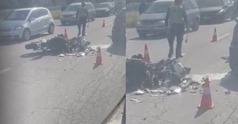 Aksident i rëndë, shoferi i motorit përfundon në spital në gjendje kritike