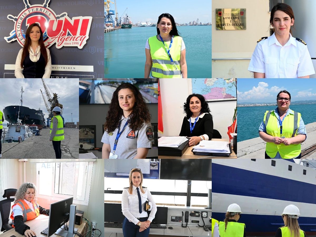 Dita Ndërkombëtare e Grave në detari, Autoriteti Portual Durrës: 104 zonja të punësuara, 14 prej tyre në poste drejtuese