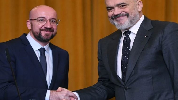 Presidenti i Këshillit të Europës Charles Michel viziton sot Tiranën (agjenda)