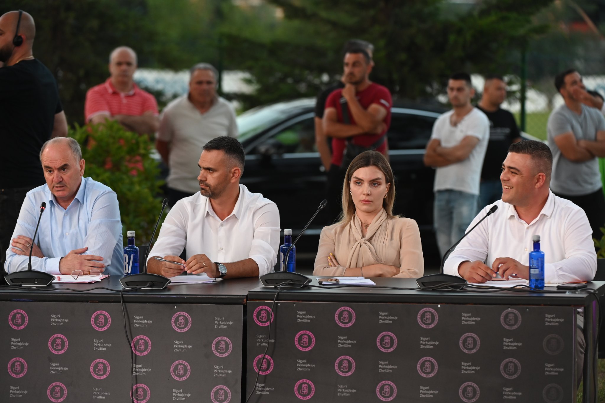 Zgjedhjet në PS-në e Durrësit, katër kandidatët paraqesin platformat e tyre (FOTO+VIDEO)
