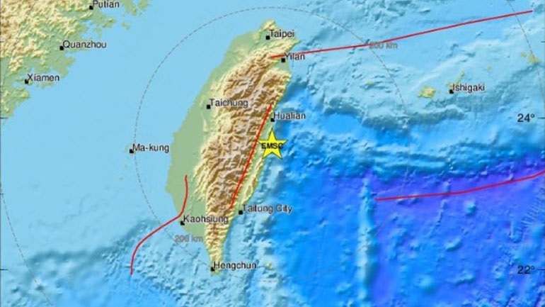 Lëkundje të forta sizmike, Tajvani goditet nga tërmeti me magnitudë 6 ballë