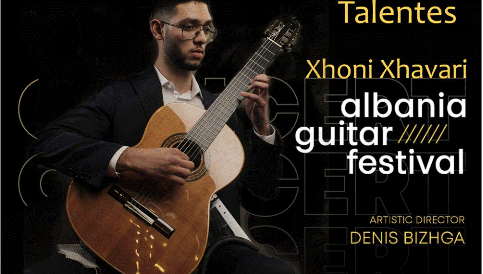 Albania Guitar Festival/ Kitaristi i ri Xhoni Xhavari, do të mbajë recitalin e tij në teatrin &#8220;Aleksandër Moisiu&#8221;