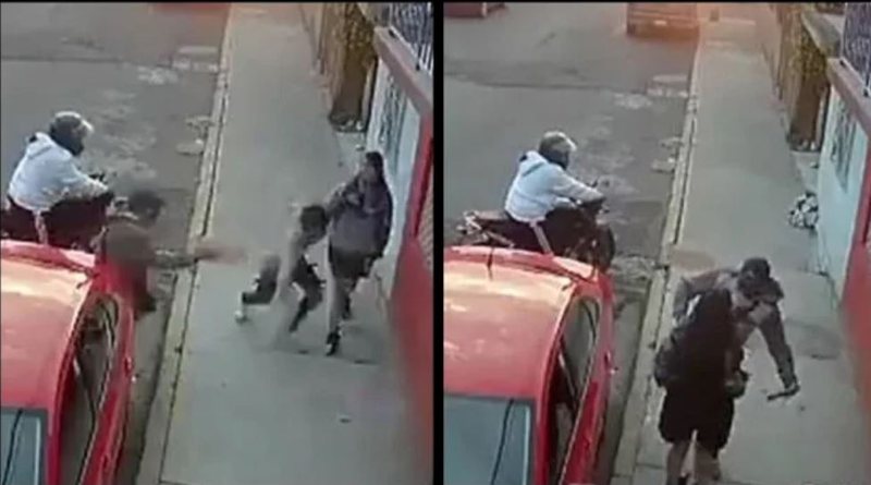 U sulmuan nga grabitësit, i riu braktis të dashurën dhe vrapon për të shpëtuar kokën e tij (VIDEO)