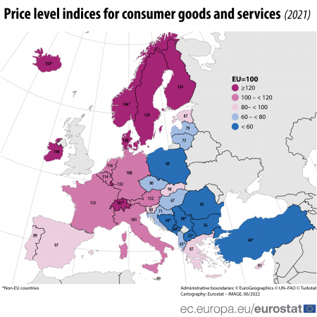 Indeksi i Eurostat/ Ushqimet në Shqipëri, në shtetin më të varfër të Europës, kushtojnë njësoj si në BE