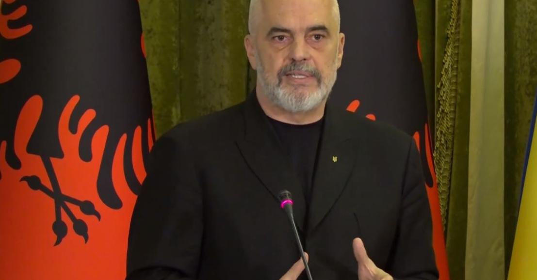Rama përmend Kosovën në Kiev: “Edhe pse Ukraina s’e njeh si shtet, i dha mbështetje të plotë duke sanksionuar Rusinë”