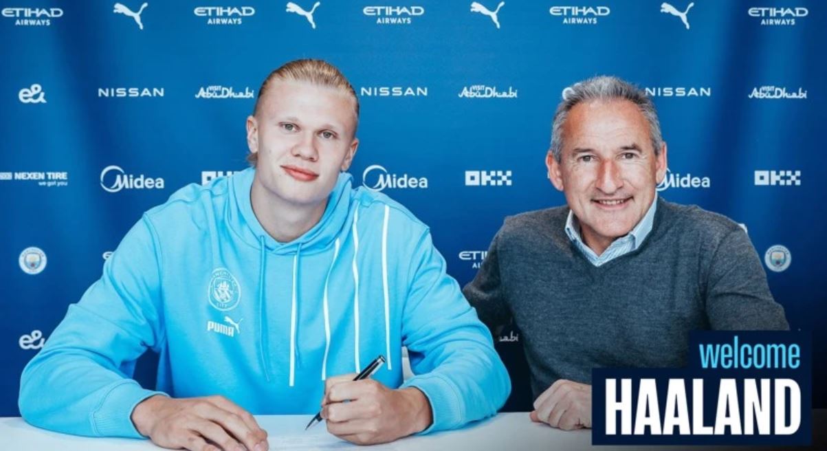 Haland firmos për 5 vite me skuadrën e Mancester City
