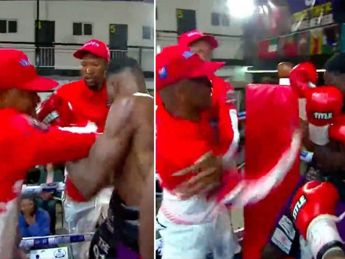 Ndodh në Afrikën e Jugut, trajneri futet në ring dhe grushton boksierin kundërshtar