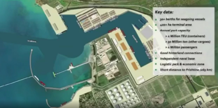 Rama publikon projektin ambicioz të Portit të ri të Durrësit, do ndërlidhet me Portin e thatë në Prishtinë (VIDEO)