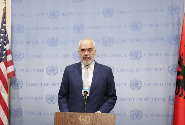 Rama flet si president i Këshillit të Sigurimit: Shqipëria, në ballë të përpjekjeve për të ndaluar krimet