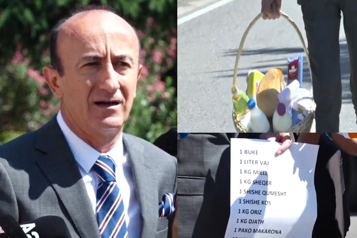 Deputeti shkon me shportë ushqimesh në Parlament: Nuk e bëj për politikë, kam ndjeshmëri!