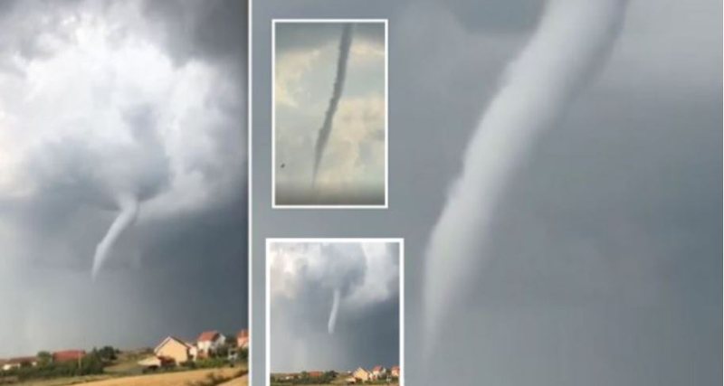 E frikshme/ Pas stuhisë, qyteti shqiptar përfshihet nga erërat e forta dhe tornadot (VIDEO)