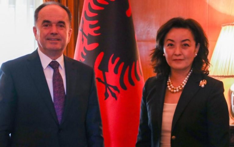 Ambasadorja Kim uron presidentin Bajram Begaj: Mezi presim të punojmë si aleatë të NATO-s!