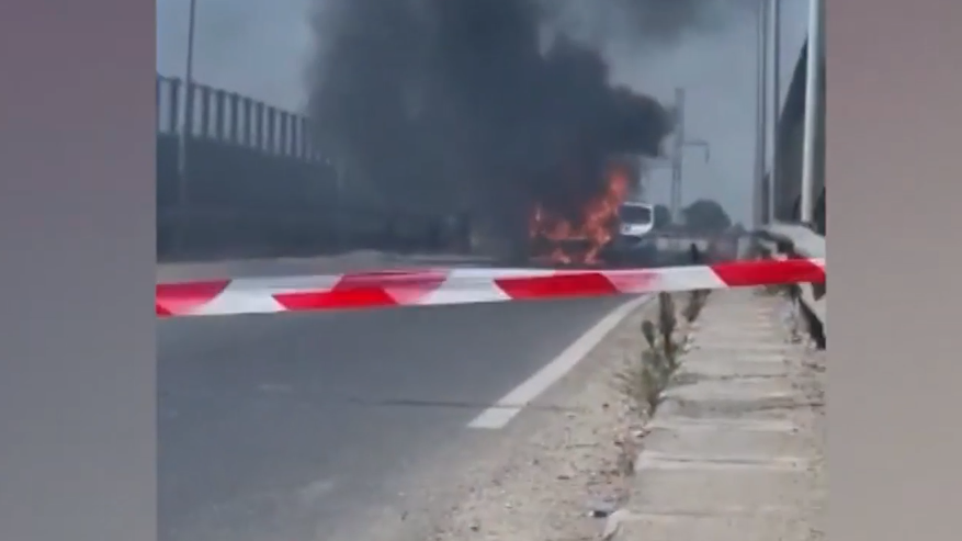 Gjendet duke u djegur makina e autorëve, policia e Durrësit del me njoftim zyrtar për vrasjen e trefishtë (VIDEO)