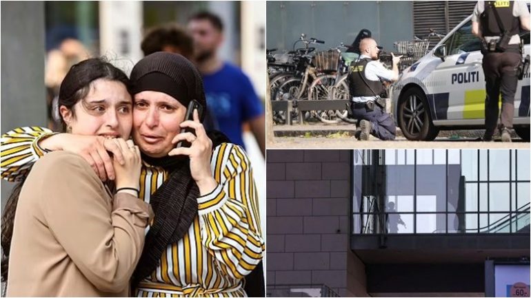 Tre të vrarë dhe tre të plagosur, bilanci i sulmit me armë në qendrën tregtare në Danimarkë