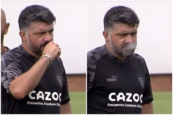 Trajneri italian i Valencias, Gatuzo, në qendër të kritikave për shkak të cigares