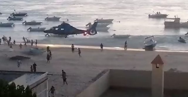 Varka me cannabis përplaset në bregun e Spanjës, njerëzit “sulen” për të vjedhur drogën (VIDEO)