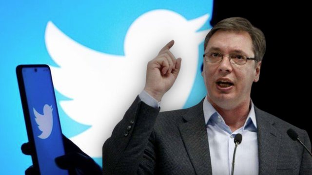 Twitter pezullon llogaritë e 12 anëtarëve të Partisë së Aleksandar Vuçiç
