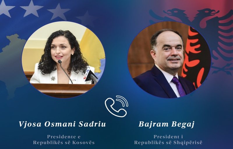 Tensionet në veri të Kosovës, Osmani falënderon Presidentin Begaj për mbështetjen