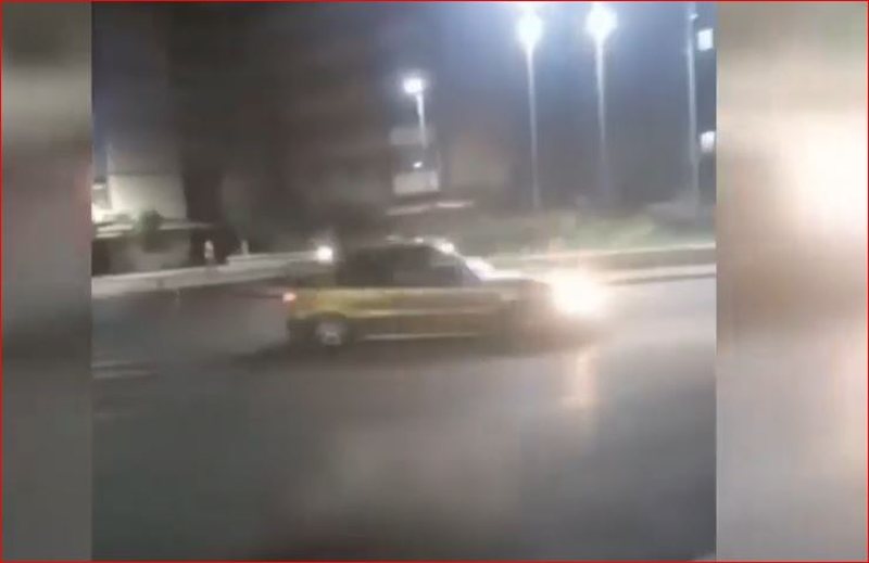 Po bënte “drift” në rrethrrotullim, rrjetet sociale i bëjnë “gjëmën” 17-vjeçarit pa patentë (VIDEO)