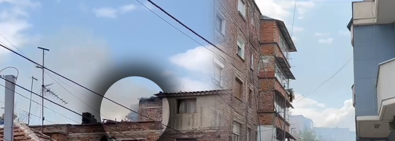 “U dëgjua një zhurmë e fortë”/ Shpërthen në flakë apartamenti, dalin dyshimet e para