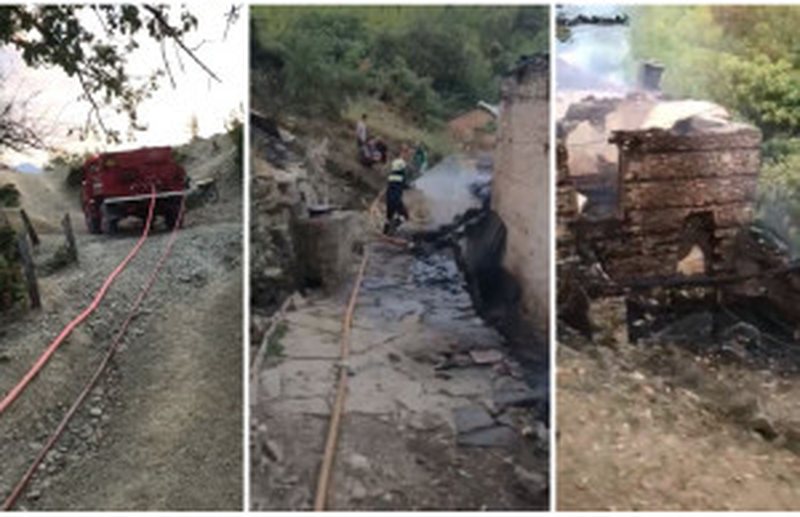 Shkrumbohen dy shtëpi në Gramsh, dyshimet e para