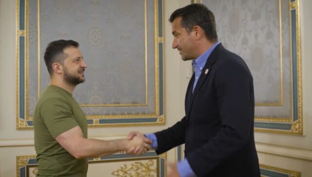 Veliaj në Ukrainë, Zelensky: Mora mbështetje për rindërtimin e qyteteve të rrënuara