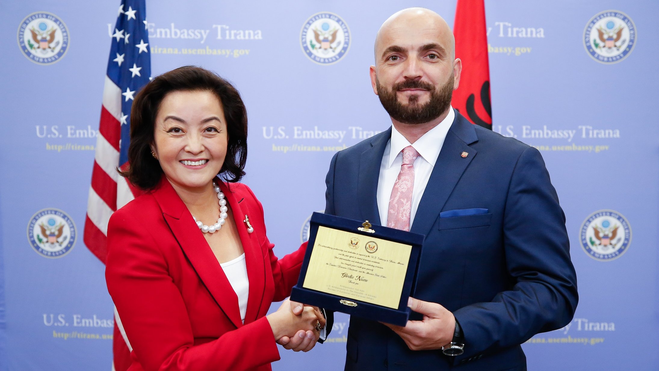 Shkarkimi i Gledis Nanos, ambasada e SHBA: Shprehim mirënjohjen tonë, ishte partner i fortë si shef i Policisë