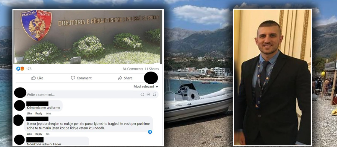 Vrasja e 7-vjeçares nga efektivi, qytetarët reagojnë me irritim ndaj Policisë së Shtetit, ajo fshin komentet në Facebook