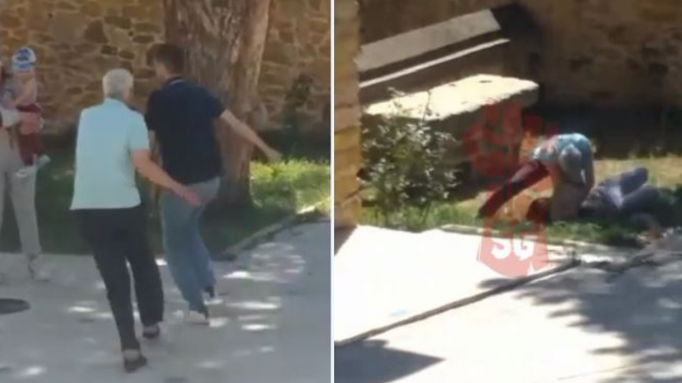 VIDEO/ Burri godet me thikë gruan në sy të e fëmijës, vjehrri e mbante të shtrirë