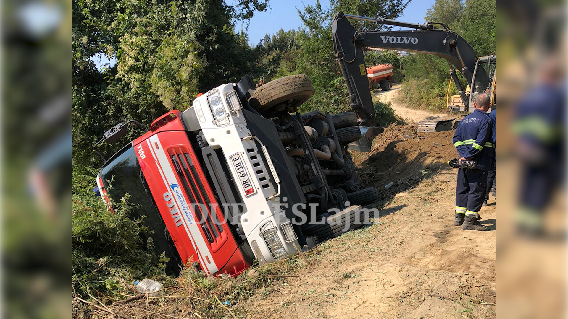 U përfshi në aksident një ditë më parë, gjendja e mjetit të zjarrfikses së Durrësit (FOTO)