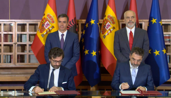 Çuçi nënshkruan marrëveshjen me Spanjën: Grup i përbashkët hetimi në luftën kundër krimit të organizuar ndërkombëtar