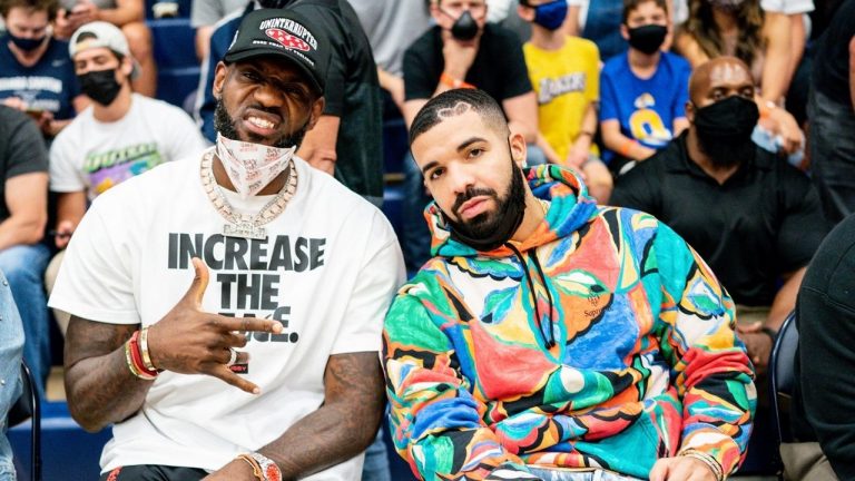 LeBron James dhe Drake futen te Milan