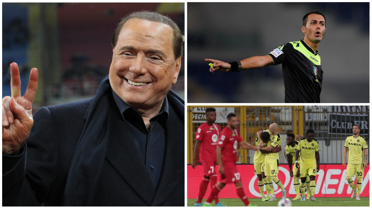 “Udinese luajti me 12 lojtarë”, Berlusconi tallet me arbitrin: Ta thërrasim i shëmtuari