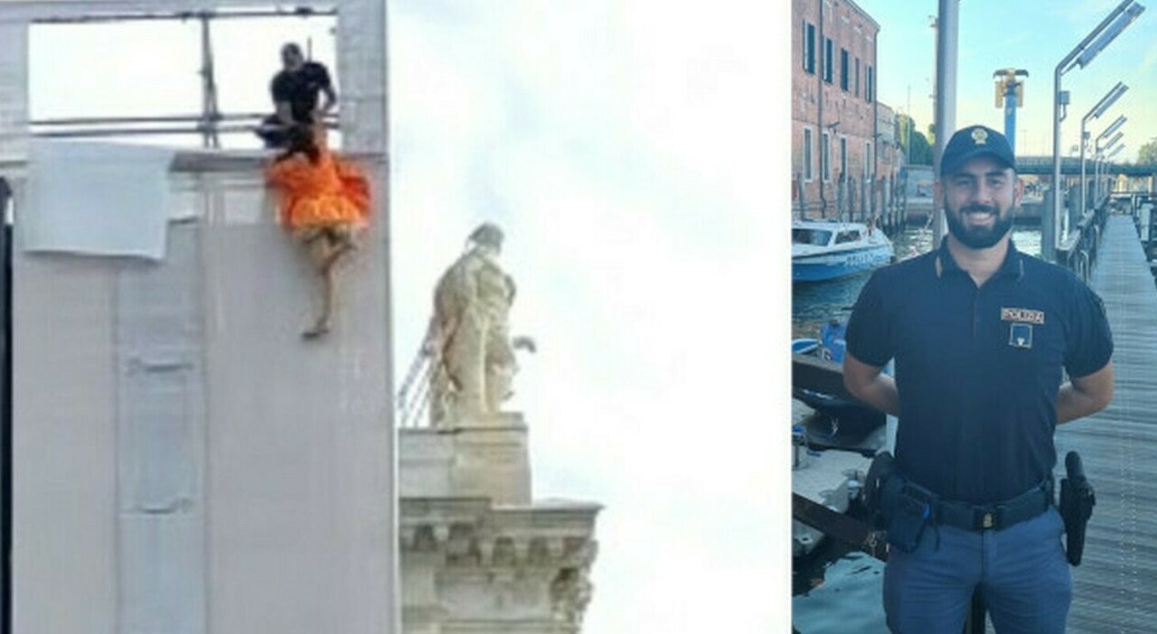 Turistja tenton vetëvrasjen duke u hedhur nga katedralja e Venecias, agjenti hero e shpëton në limitet e kohës (VIDEO)