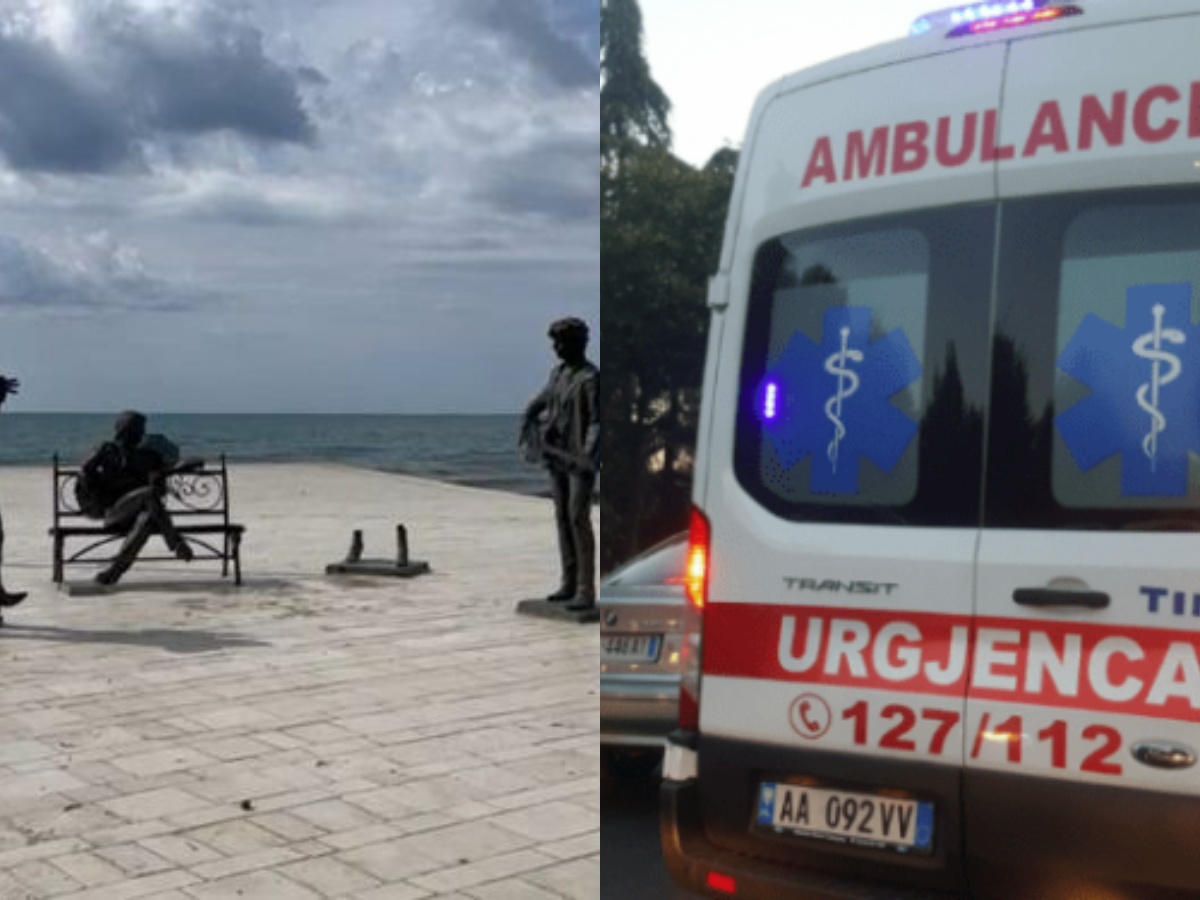 Po bënte foto, vogëlushes në Durrës i bie sipër statuja gjysmë e thyer, përfundon në spital
