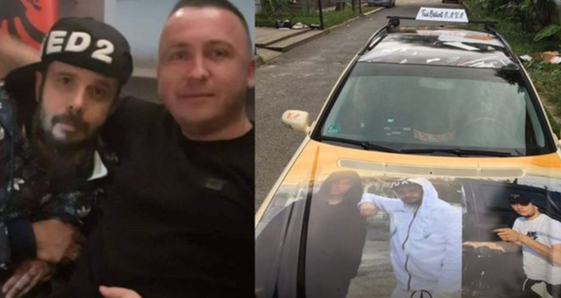 Taksisti fans i kushërinjve ‘Martinaj’, mbush makinën me fotot e Brilantit dhe Ervisit