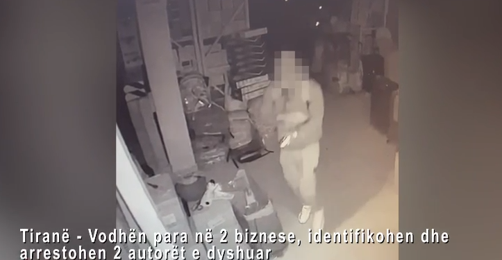 Grabitet pastiçeria dhe një dyqan në Tiranë, policia prangos dy autorët