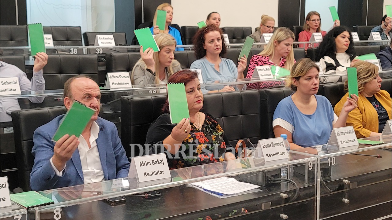 Durrës, Këshilli Bashkiak miraton në unanimitet 8 pikat e rendit të ditës (VIDEO)