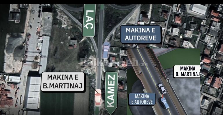 Atentatorët i zunë pritë në hyrje të urës së Fushë-Krujës, ndërtohet skema 3D e vrasjes së Brilant Martinajt. Çfarë filmuan kamerat e sigurisë