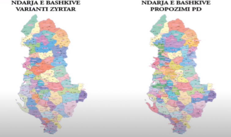 PD publikon draftin për ndarjen e re territoriale/ Durrësit i shtohet një bashki