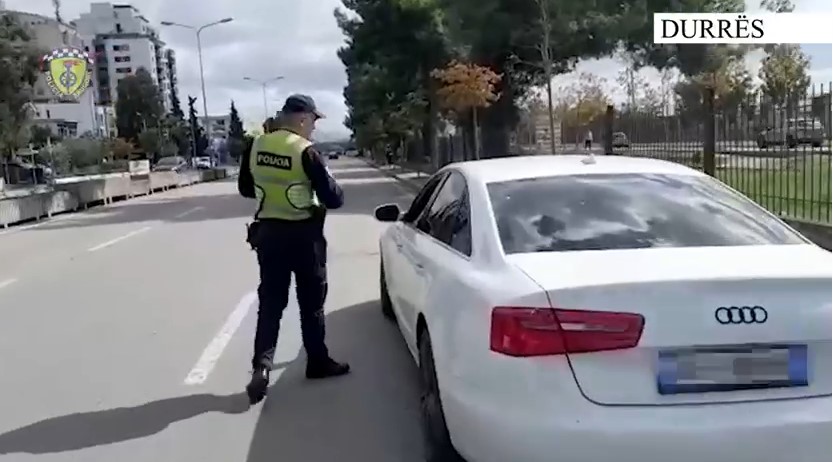 Policia e Durrësit kontrolle intensive, 6 shoferë në pranga, pezullohen 24 patenta (VIDEO)